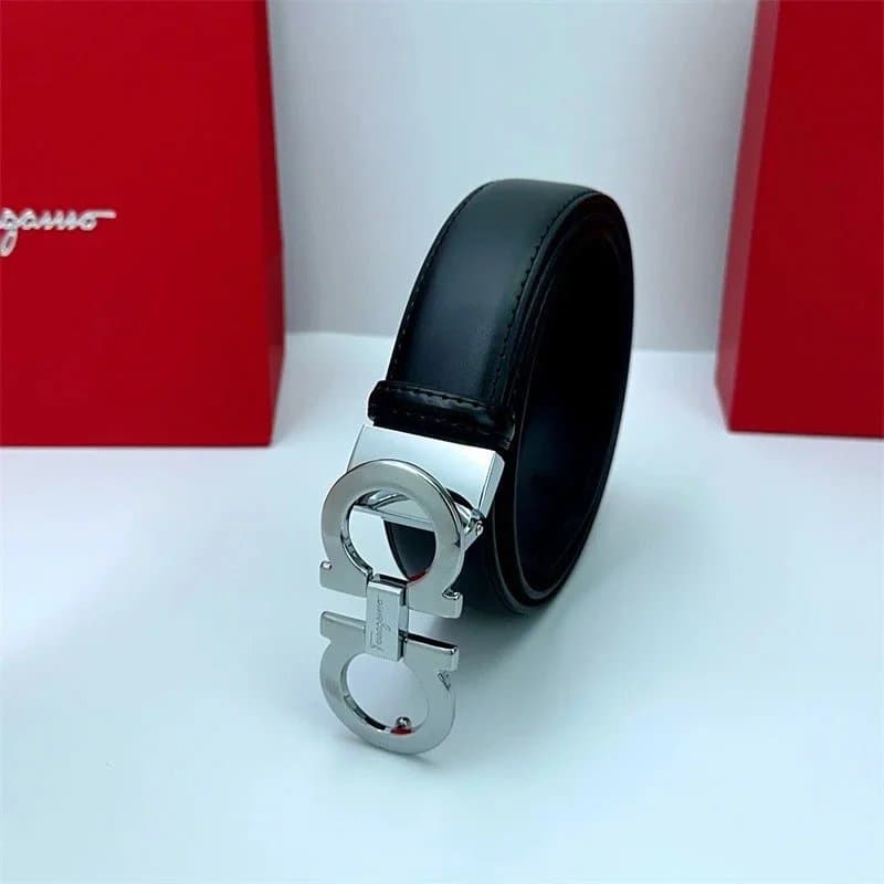 Ferragamo Gancini Belt Classic Gancini Buckle