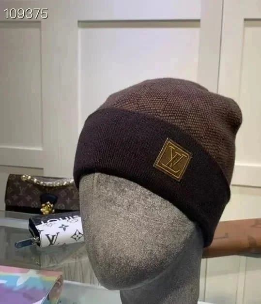 Versace Beanie Monogram Logo Patch — 均码 · 9-咖格
