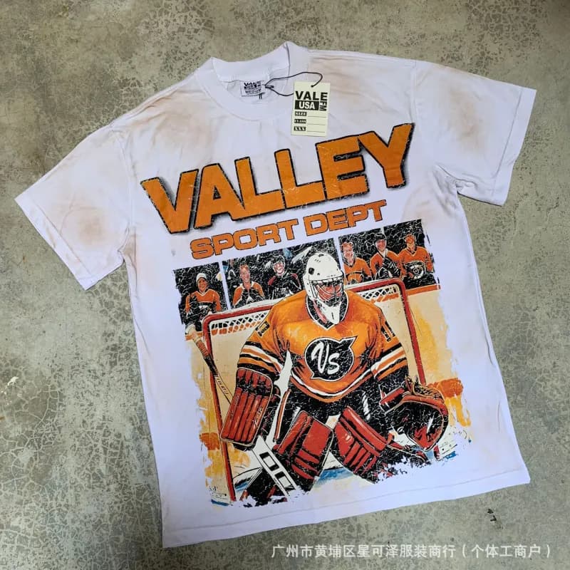 Vale Forever Sport Dept Graphic Tee Hockey Goalie Print