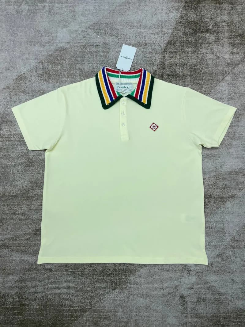 Casablanca Polo Shirt Rainbow Collar