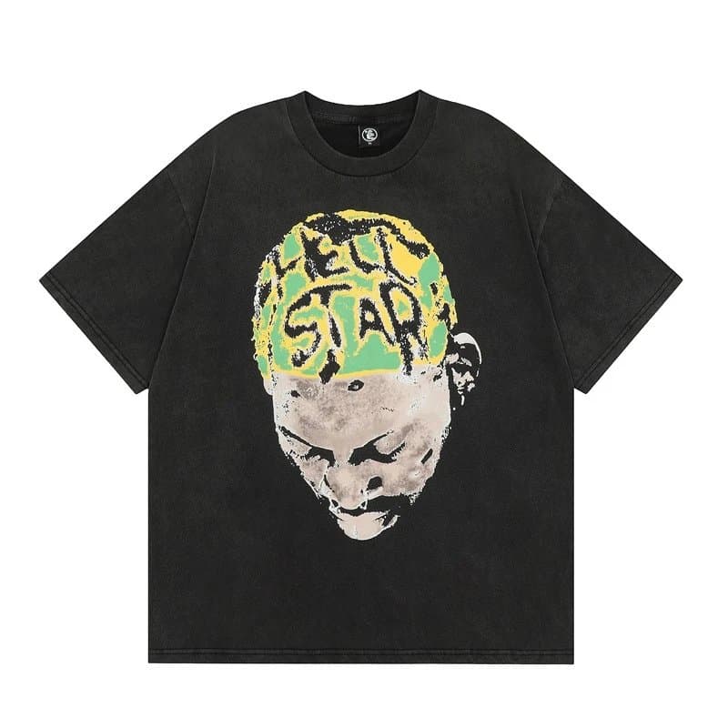 Hellstar Graphic Tee Hell Star Face Print