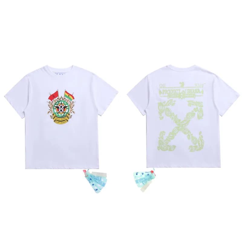 Off-White Arrow Logo T-Shirt Ice Blue Arrow — 2125 white