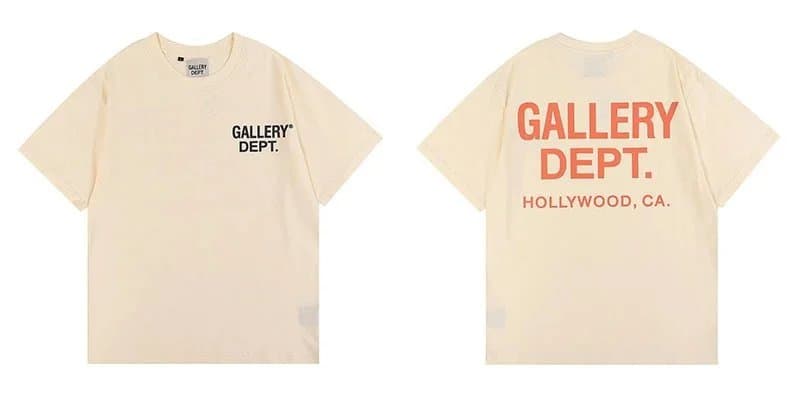 Gallery Dept. Logo Tee Orange Print — 5