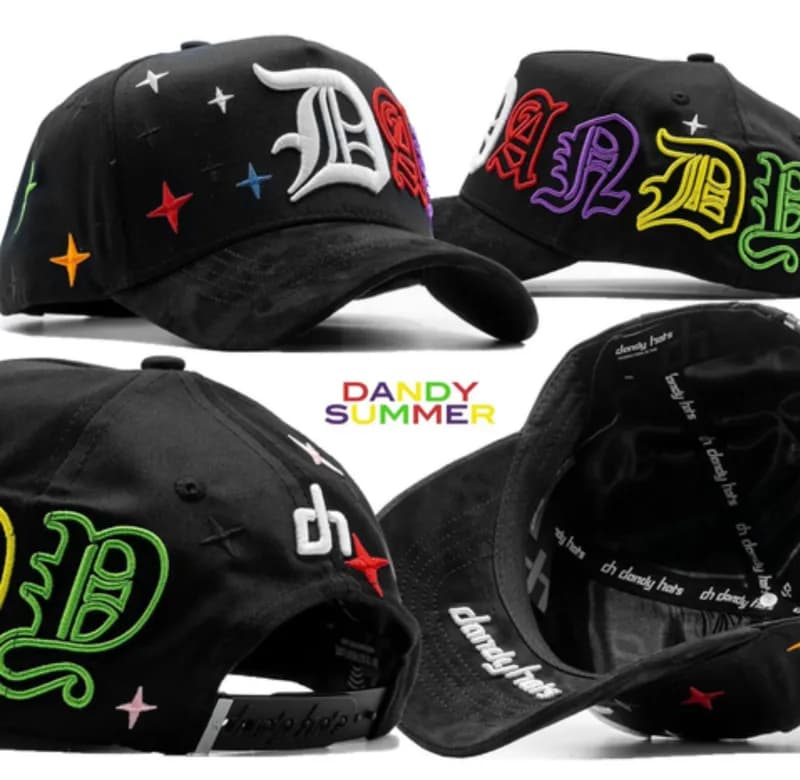 Snapback Cap Embroidered Logo & Stars