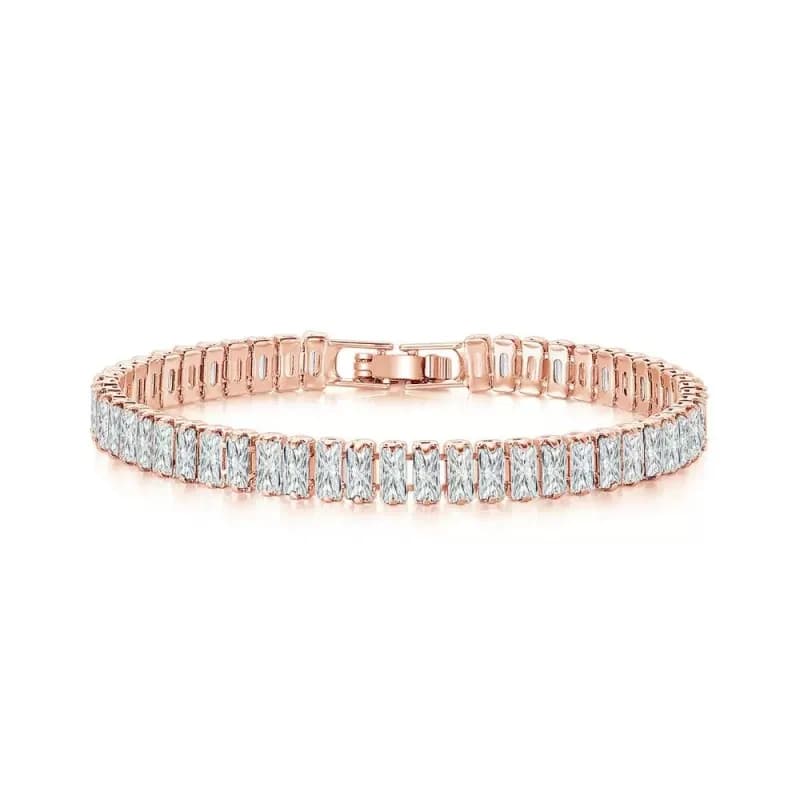 Tiffany & Co. HardWear Bracelet Baguette-Cut Crystal