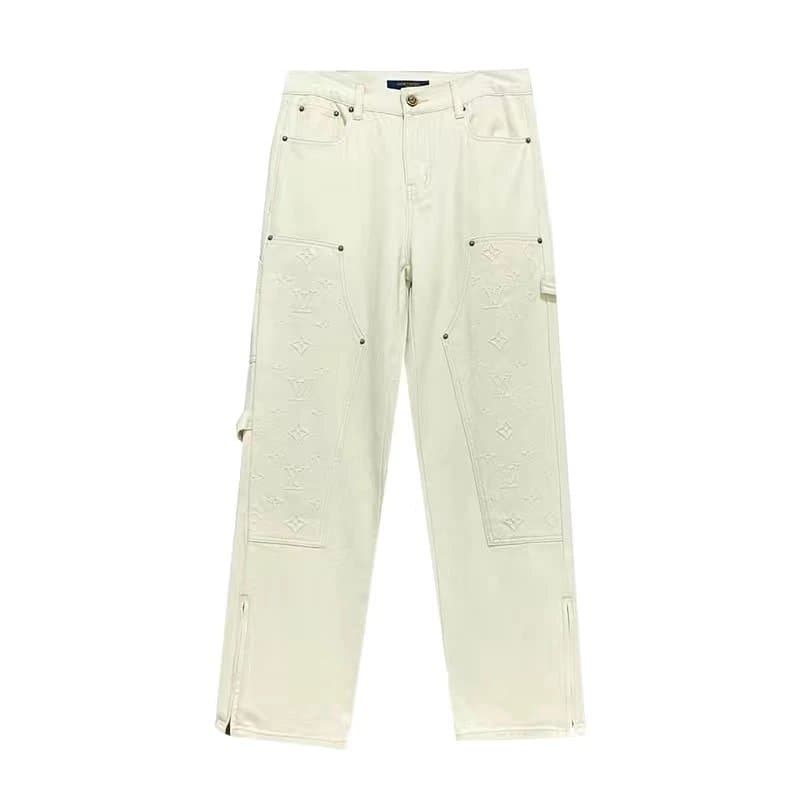 Louis Vuitton Cargo Jeans Monogram Embossed