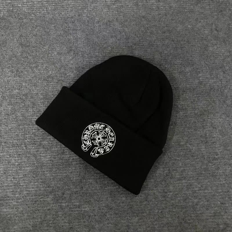 Chrome Hearts Beanie Cross Logo Embroidery
