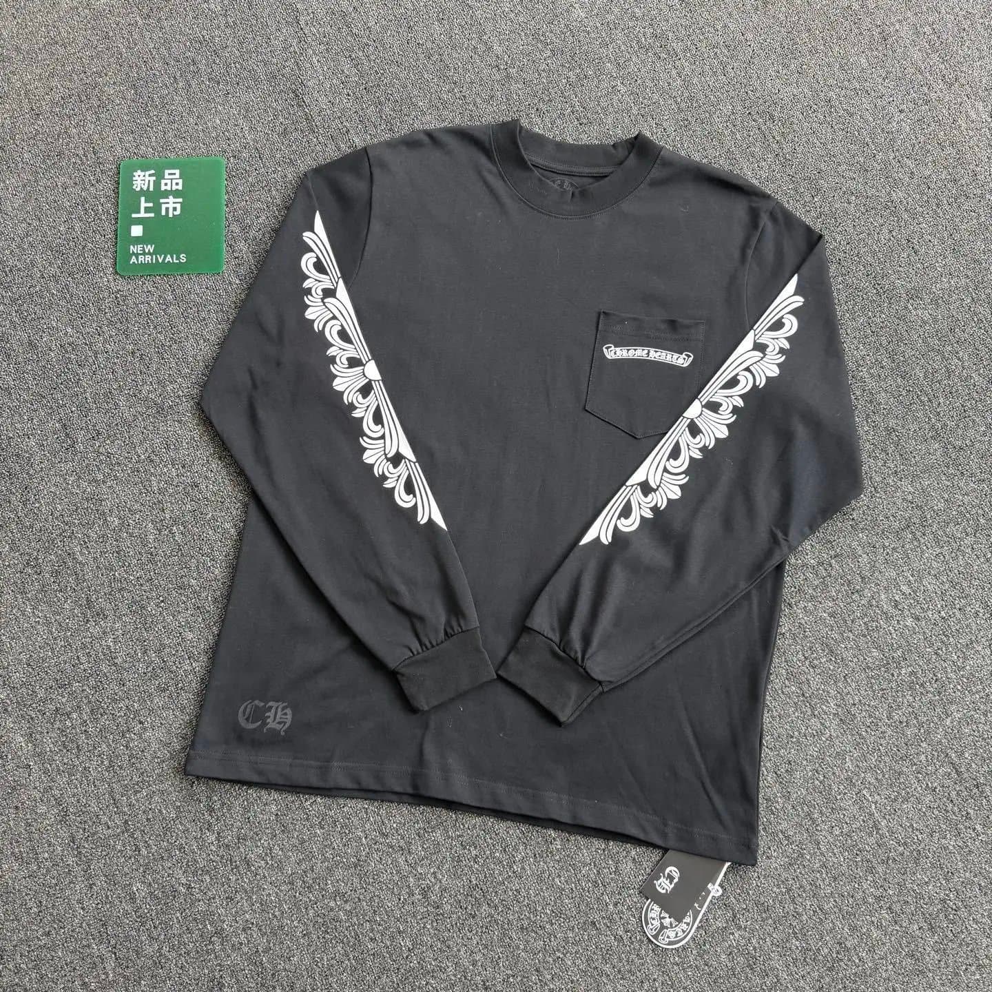 Chrome Hearts Long Sleeve Tee Wings Print