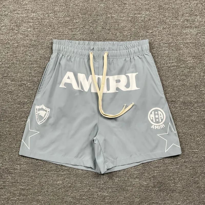 Amiri Football Club Shorts Logo Print