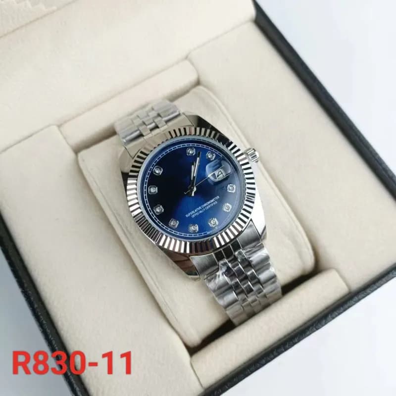 Rolex GMT-Master II Blue Dial with Diamond Hour Markers