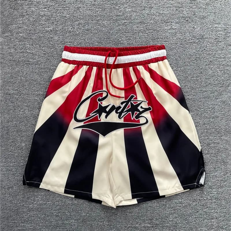 Converse Basketball Shorts Star Logo Panel — 3250 red