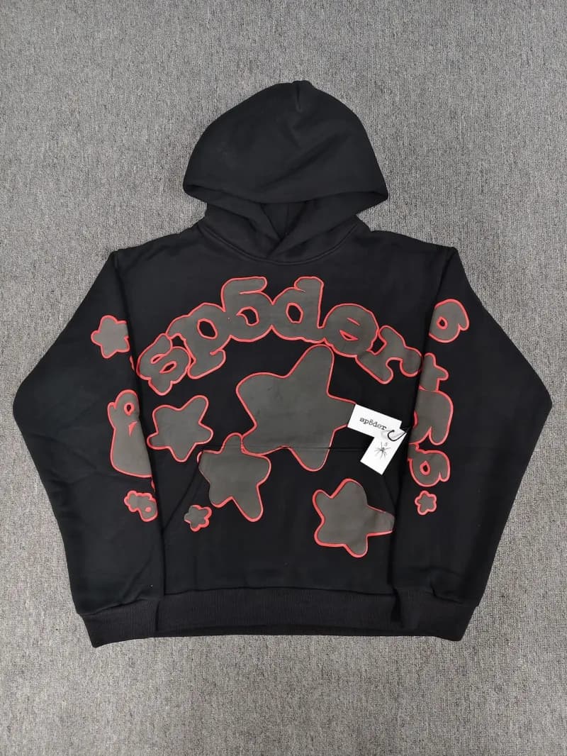 Sp5der Hoodie Star Graphic