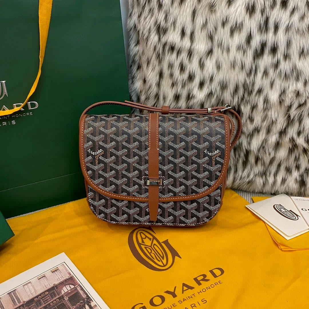 Goyard Saint Louis PM Monogram Canvas — 棕色拼黑色