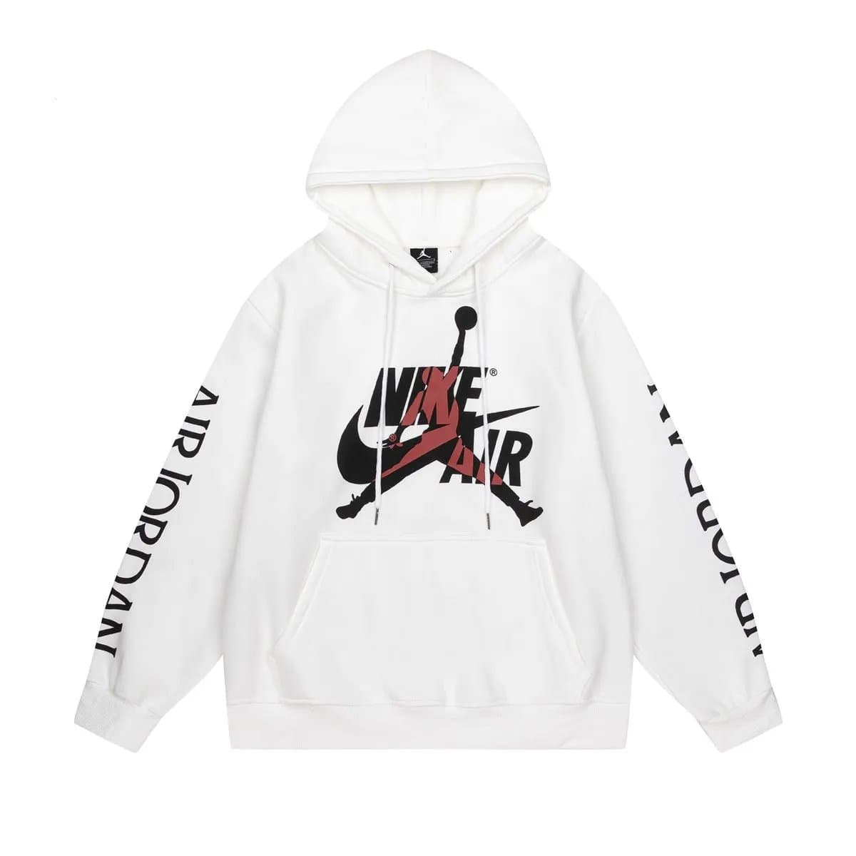 Jordan Pullover Hoodie Vertical Jumpman Logo — 35