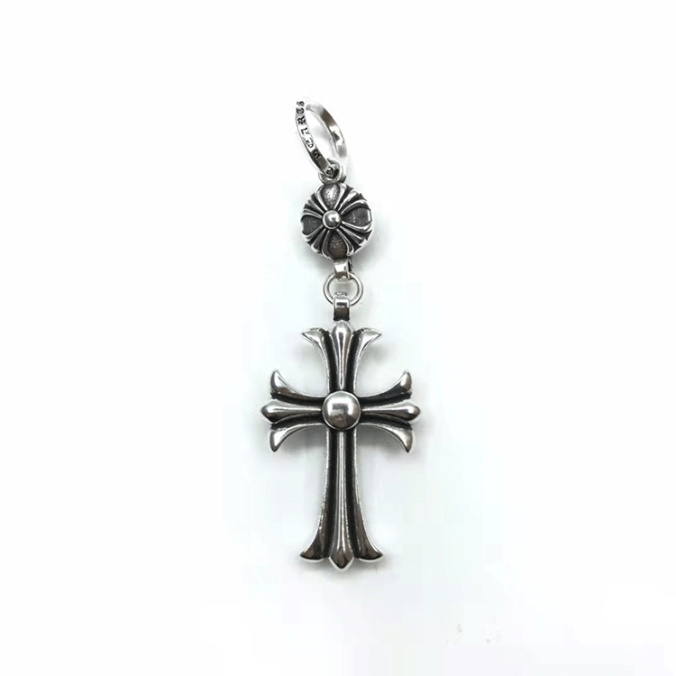 Chrome Hearts Chain Necklace Cross Link — 中号带头十字架