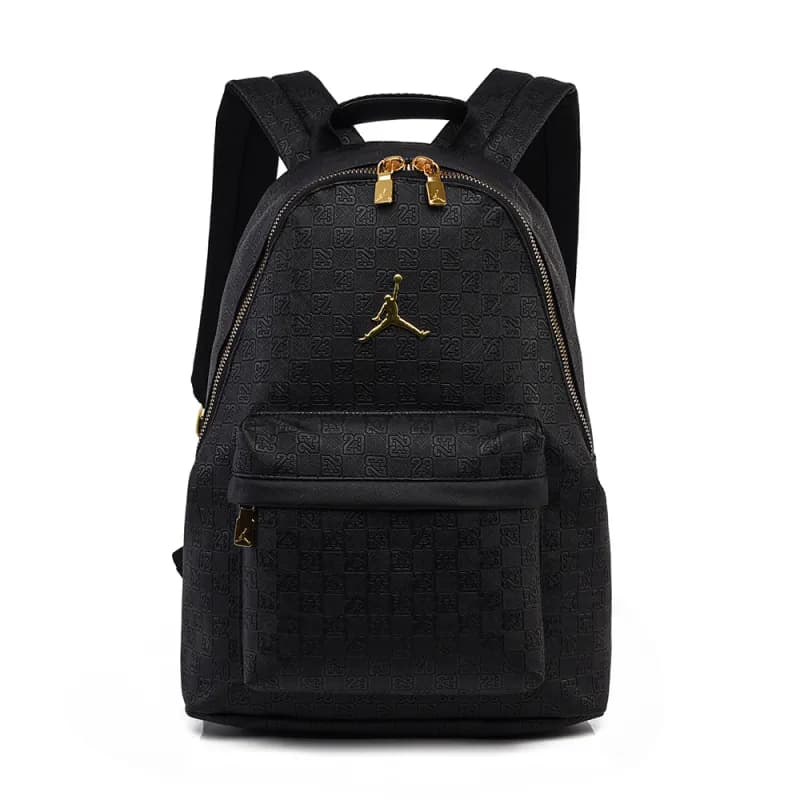 Fendi Double-Zip Backpack Monogram Denim — pu黑金