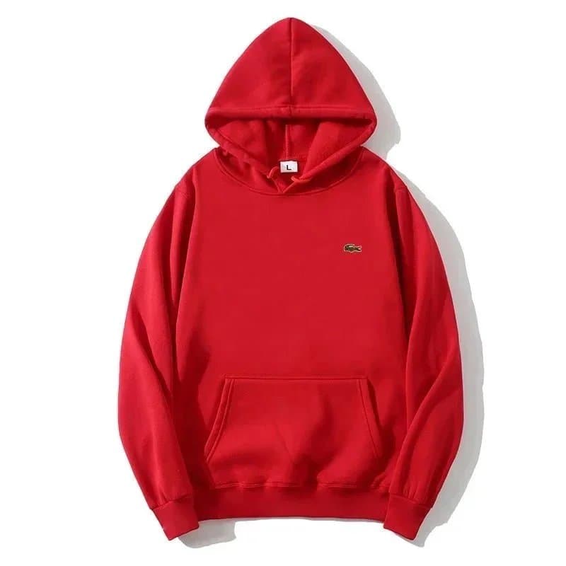 Lacoste Hooded Sweatshirt Solid Color — 19