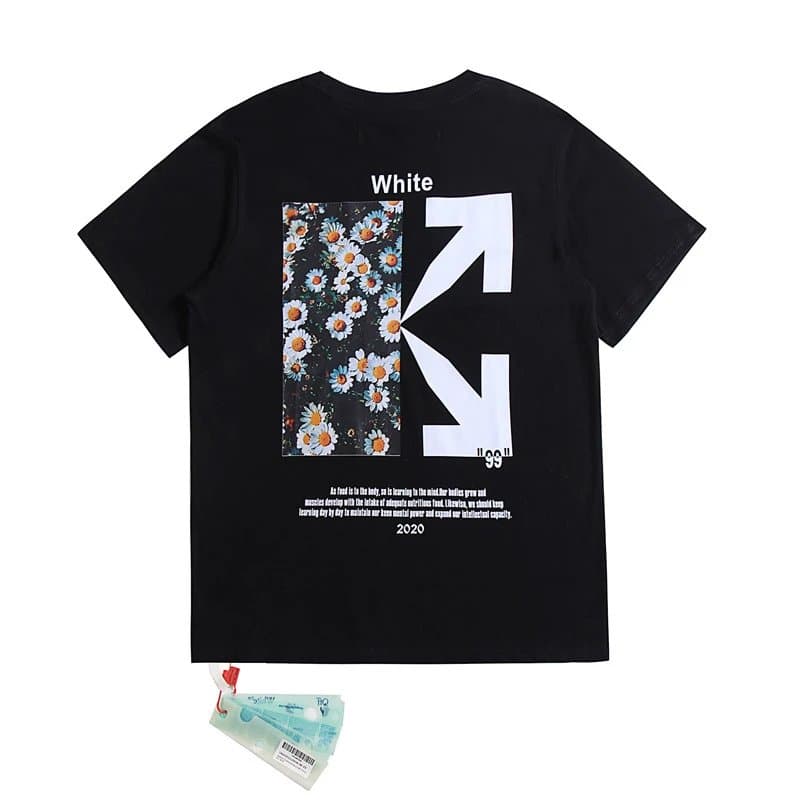 Off-White Arrow Graphic Tee Brushstroke Arrow — 3