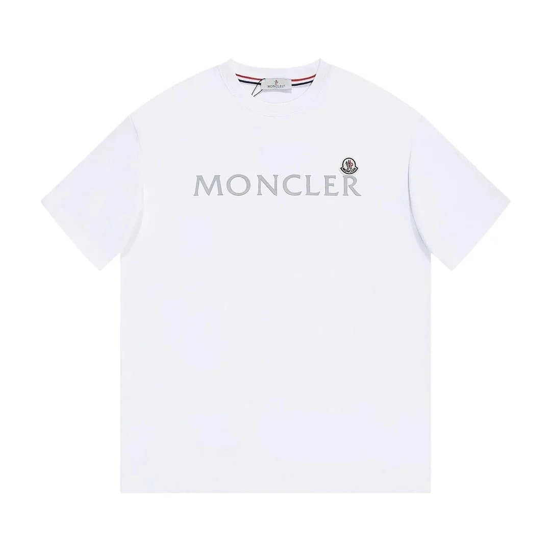 Moncler Logo T-Shirt Silver Logo
