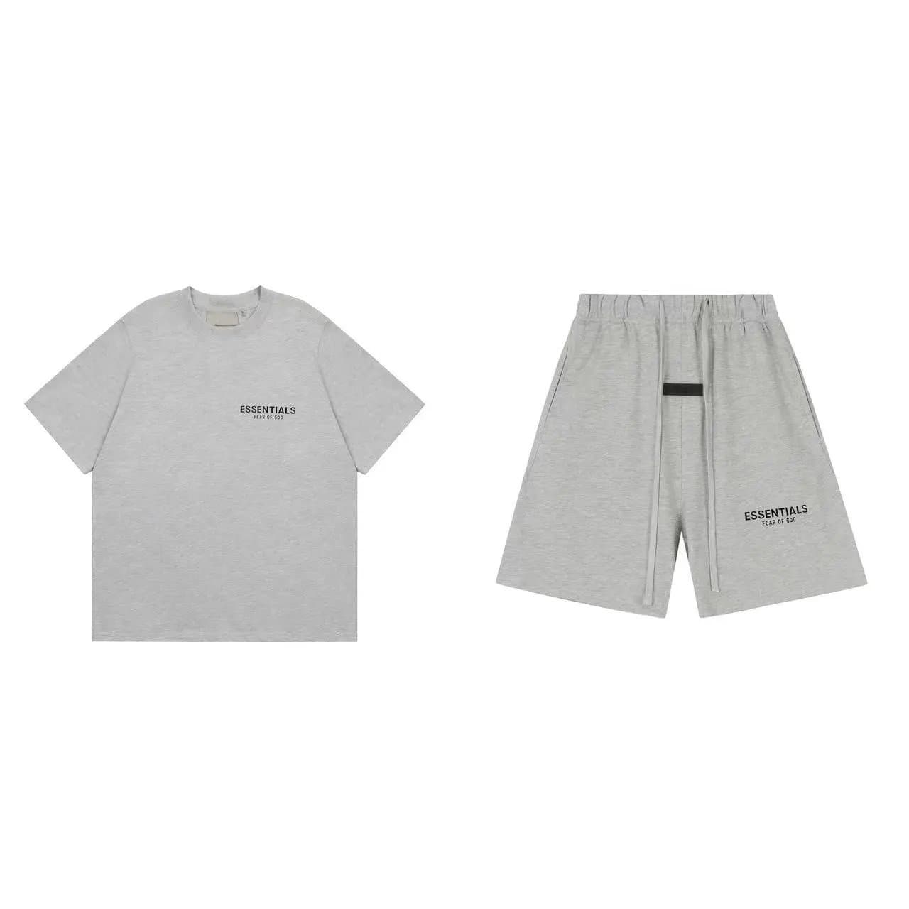 Hellstar Flame Graphic Set Washed Grey — 套装 浅灰色