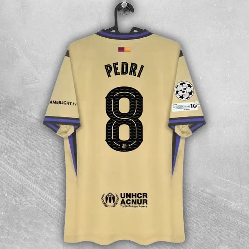 MLB Player Jersey Rashford 14 — 2526巴萨客场#8欧冠
