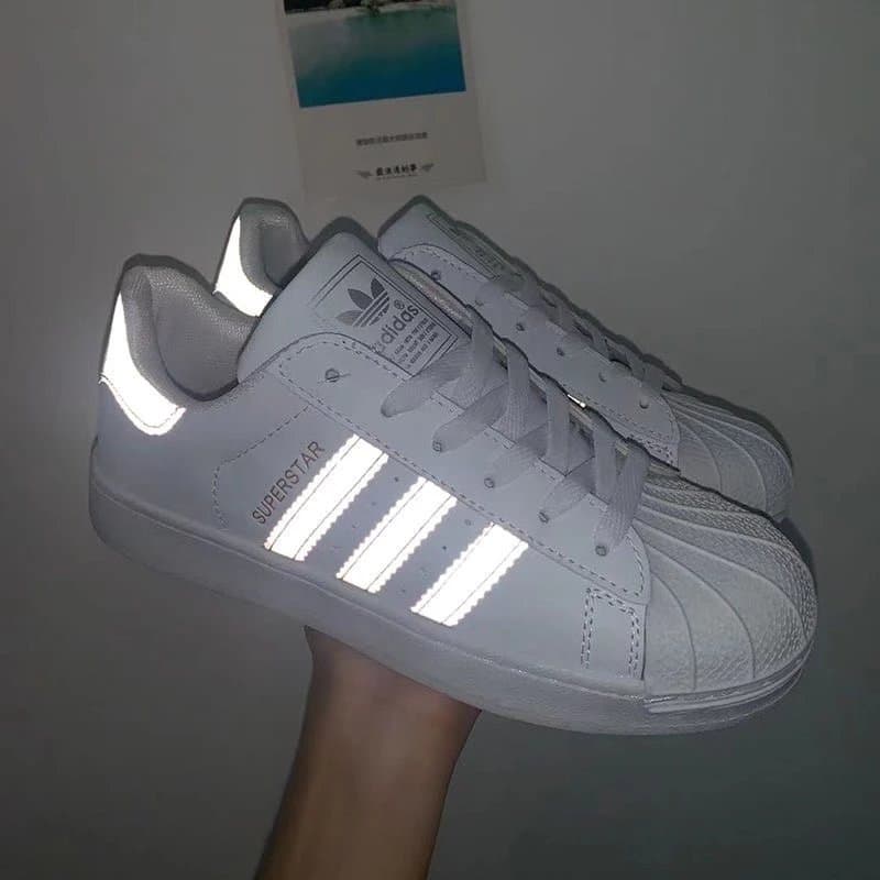 Adidas Superstar Classic White — 反光贝壳头