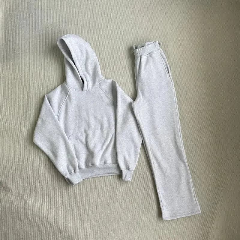 Lululemon Hoodie and Joggers Set Heather Grey