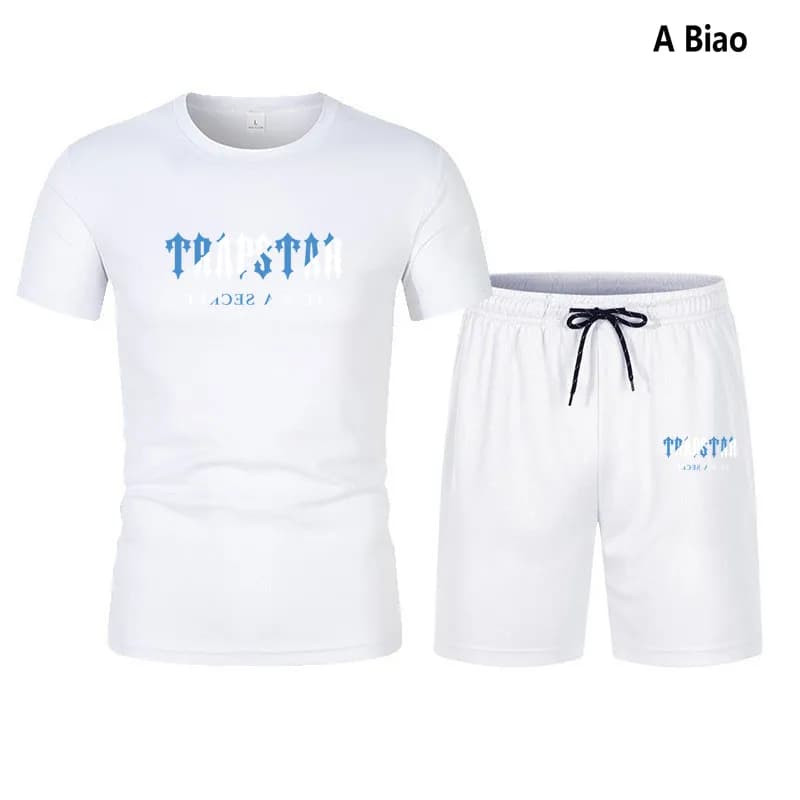 Trapstar Logo Tee & Shorts Set It's A Secret — 20
