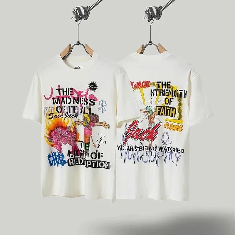 Vlone Graphic Tee Friends Print — 35
