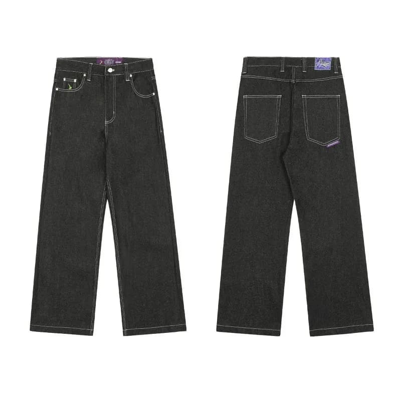 Denim Tears Wide Leg Jeans Contrast Stitch