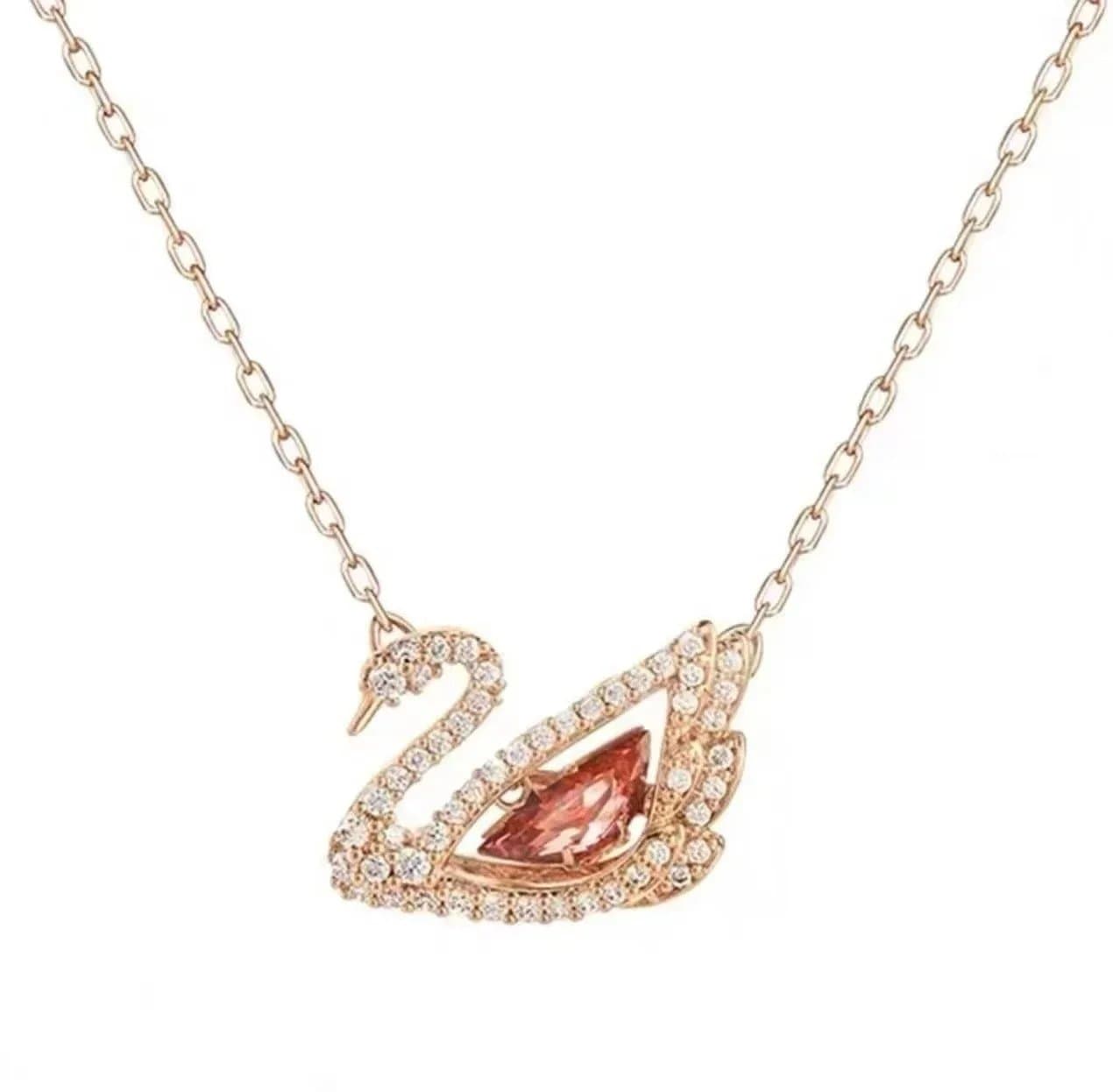 Swarovski Swan Pendant Gradient Crystal — BB-26