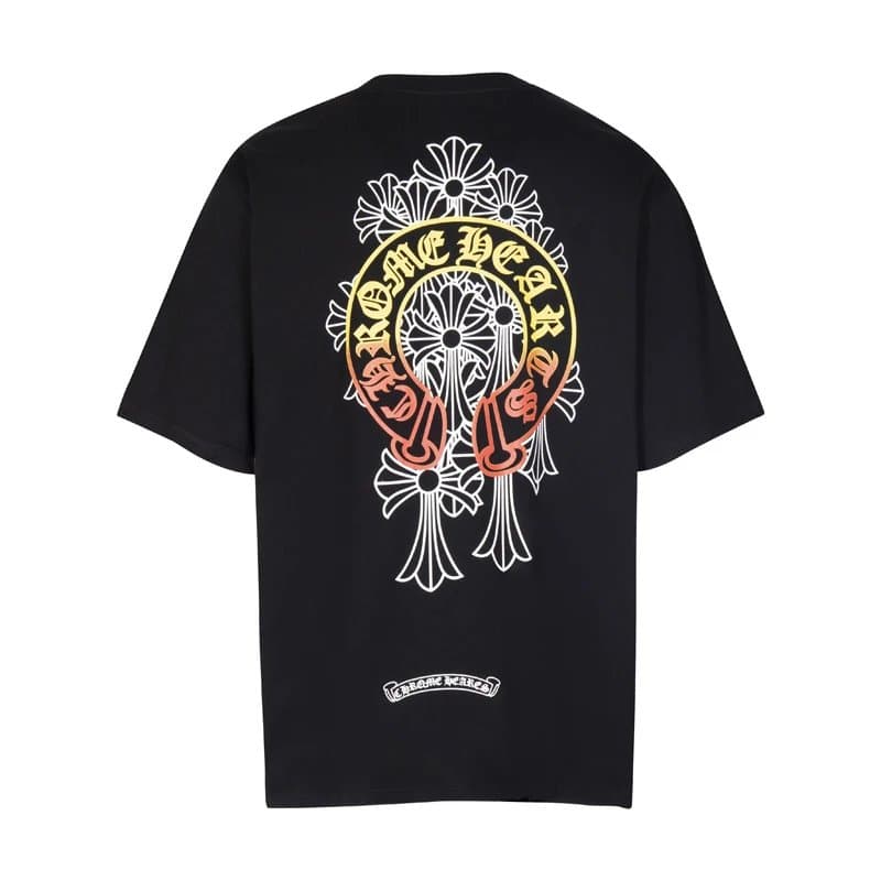Chrome Hearts Graphic T-Shirt Floral Cross Logo
