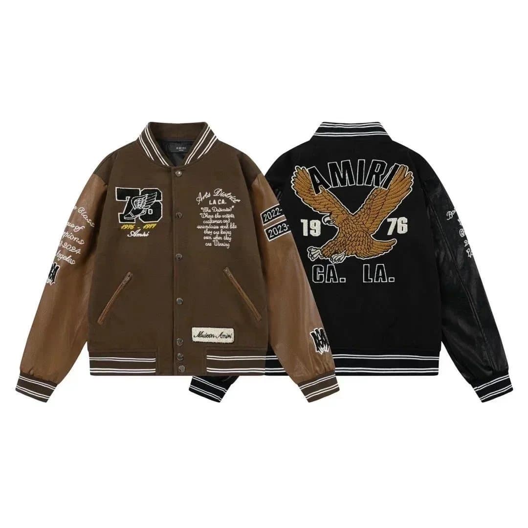 Off-White Varsity Jacket AC Milan Devil — 黑色雄鹰外套