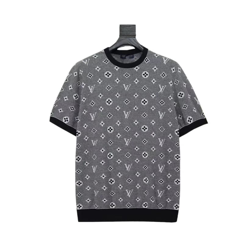 Louis Vuitton Monogram Knit T-Shirt All-Over LV Pattern
