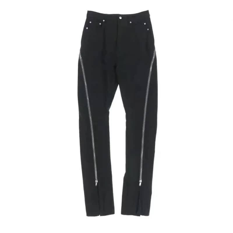 Rick Owens Zipper Trousers Side Zip