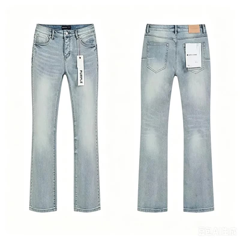 Straight-Leg Jeans Light Wash