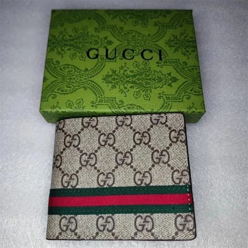 Gucci GG Marmont Wallet Web Stripe