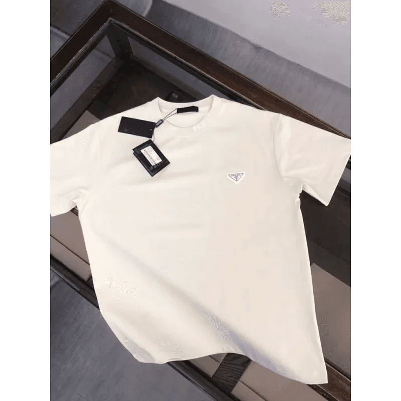 Prada Logo T-Shirt Triangle Logo — 13