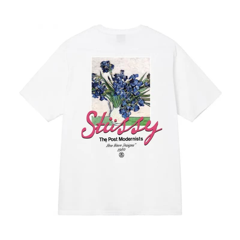 Stüssy Graphic Tee Van Gogh Iris Print