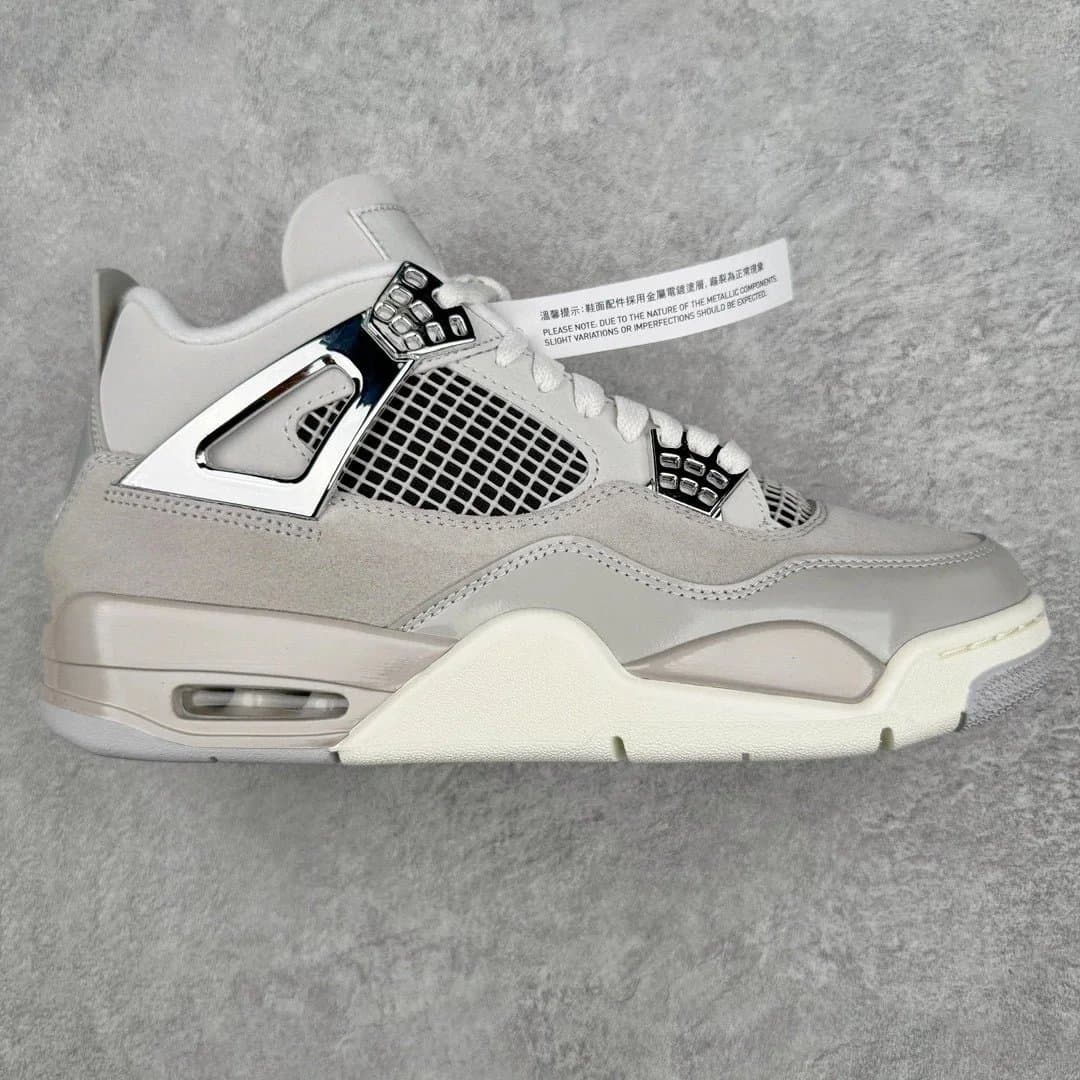 Air Jordan 4 Metallic Silver
