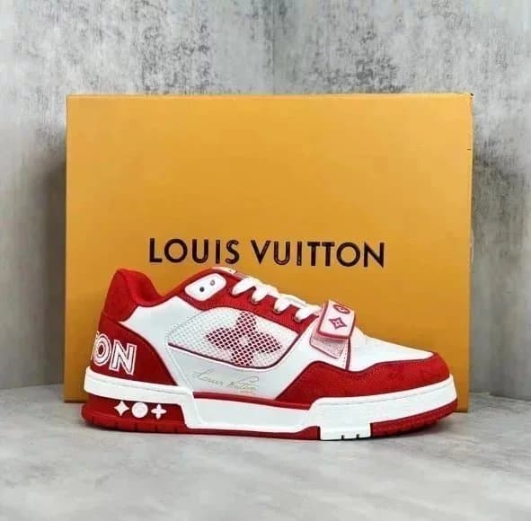 Louis Vuitton LV Trainer Monogram Red