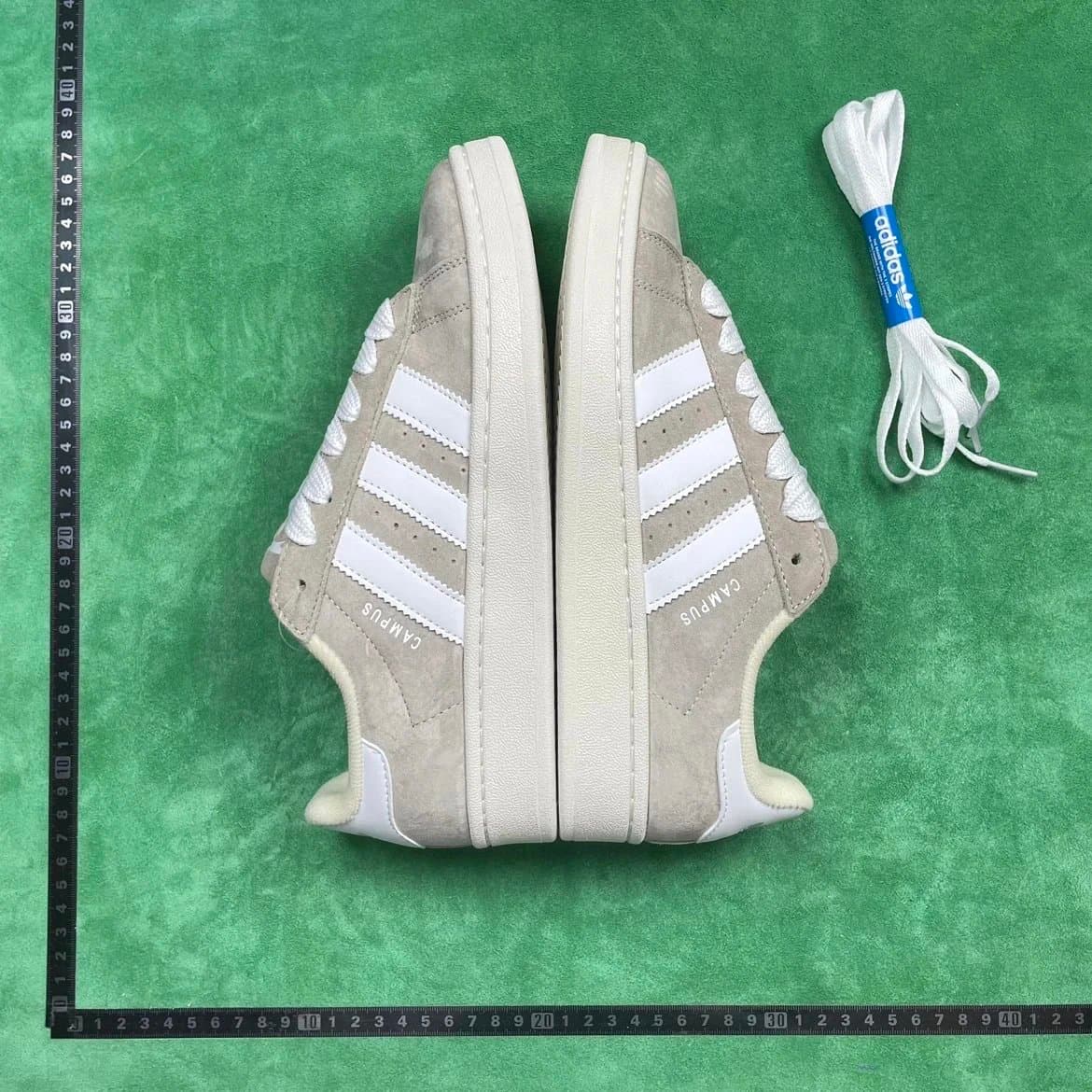 Adidas Campus Burgundy Suede — 15号灰白HP2924
