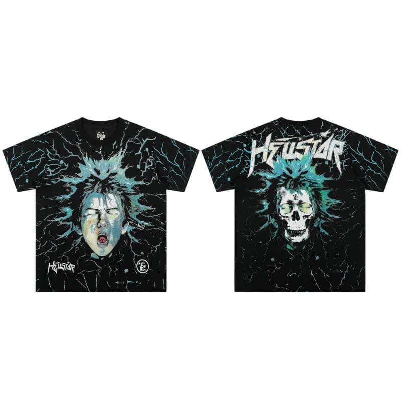 Hellstar Graphic Tee Electric Skull