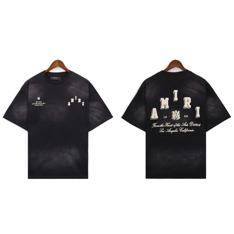 Amiri Graphic Tee 22 Baroque Print — 2193 黑