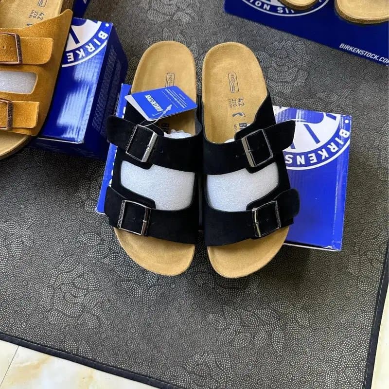 Birkenstock Boston Clog Soft Footbed — 二字拖 黑色Black