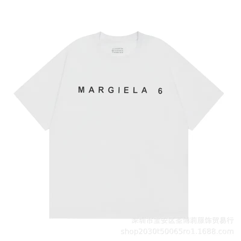 Maison Margiela T-Shirt Number Patch — 860白色