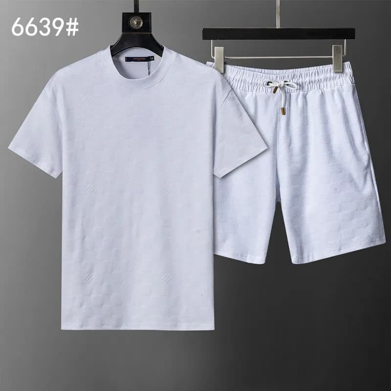 Versace Logo-Print Set Monogram Jacquard — 6639白色
