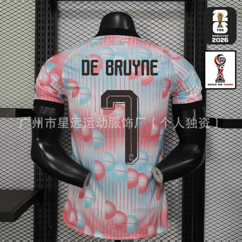Nike Belgium 2026 World Cup Away Jersey De Bruyne #7
