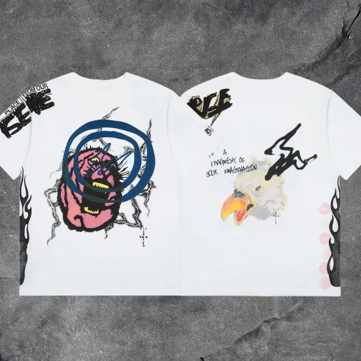Travis Scott × Off-White T-Shirt Highest — 白色藤原浩联名L3160