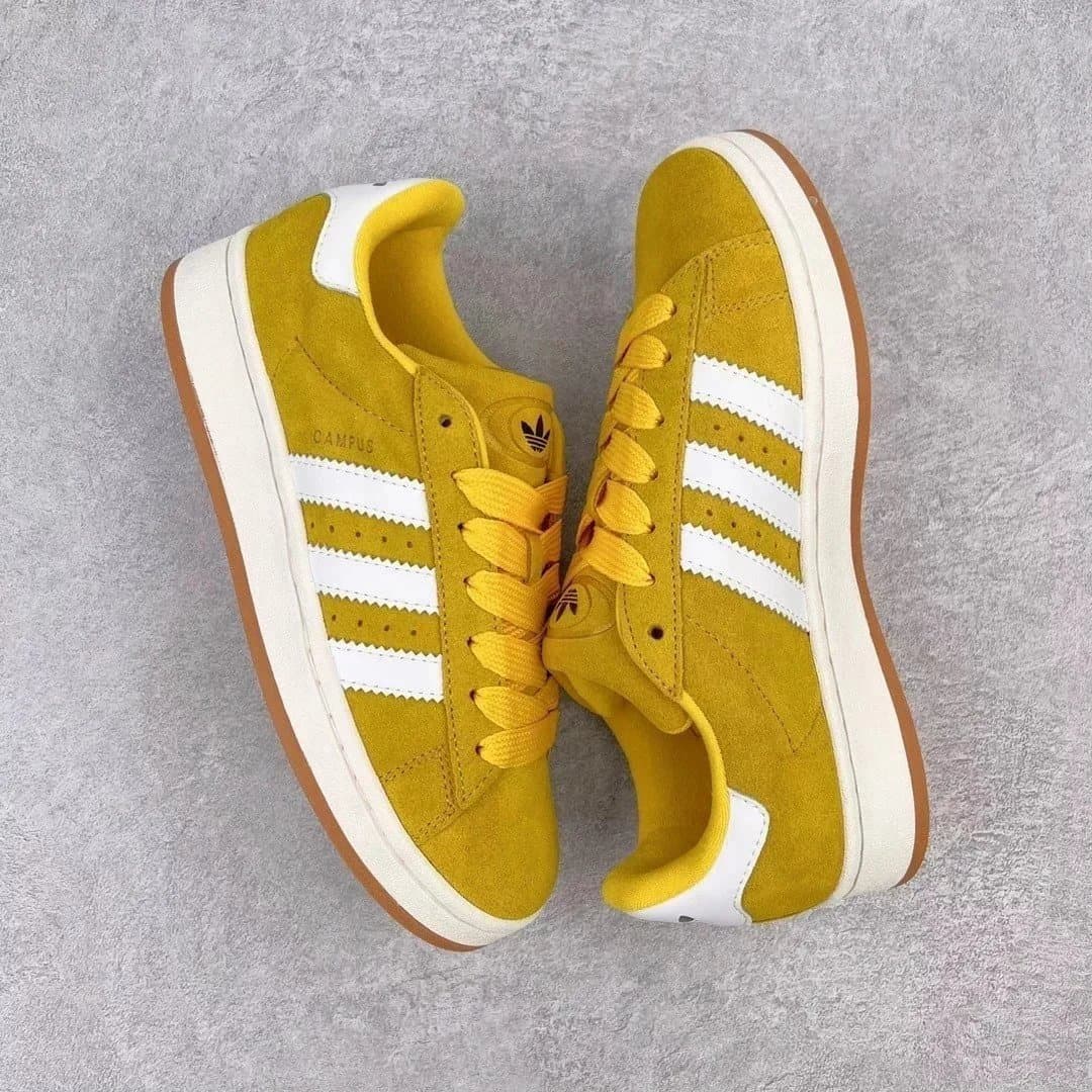 Adidas Campus Brown Suede — HL AD  Campus黄白 HR1466